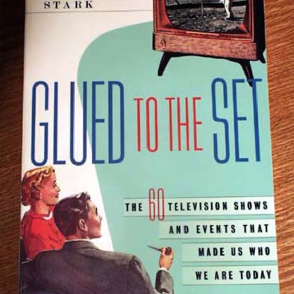GLUED TO THE SET, 1997, STEVEN D. STARK, FIRST EDITION, NO PHOTOS, VINTAGE BOOK, - Picture 1 of 1